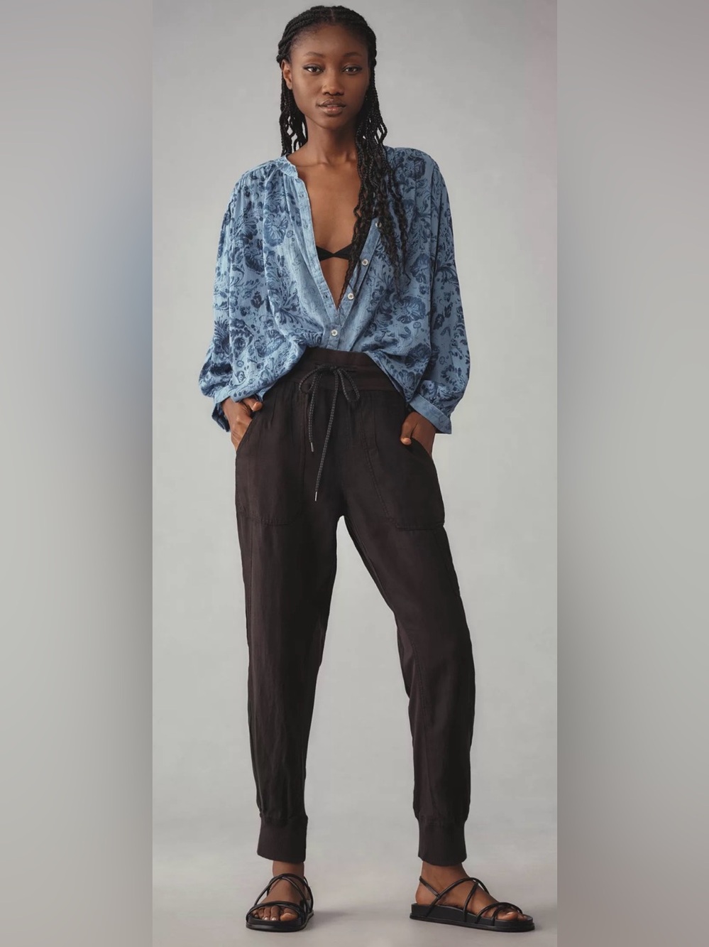 Anthropologie Nomad Pants in Black